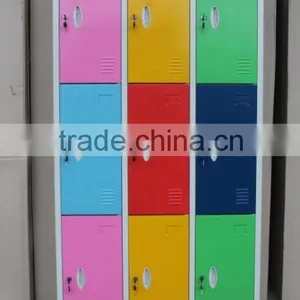 China Manufacture 9 Door Steel Storage Metal Cabinet Steel Office Locker thumbnail-2