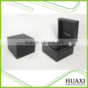Personalized Black Matte Lacquer Wooden Watch Case thumbnail-4