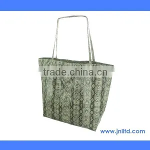 Hight Quality Snake Print PU Shopping Bag thumbnail-1