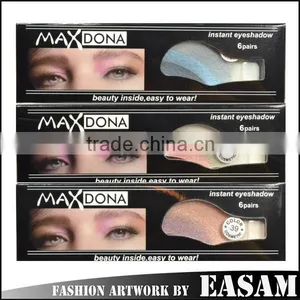 72 Colors Eye Temporary Shadow Tattoo Sticker thumbnail-1