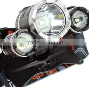 A-OK XM L T6 3 LED 4000 Lumens Owl Dual Use Bicycle Volkswagen Led Headlight Lamp thumbnail-2