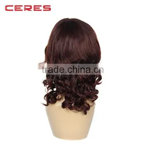 Promotion 99j Red Human Hair Wig Body Wave Full Lace Wig Brazilian Hair thumbnail-2