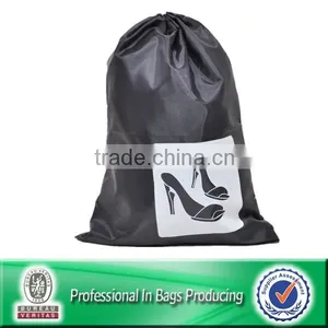 Promotional 210D Polyester Drawstring Shoe Bag thumbnail-1