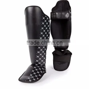 Black Color MMA Shin and Instep Guards thumbnail-1