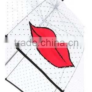 Cheap Target Price Dome OEM ODM Customized Logo Print Transparent Umbrella thumbnail-4