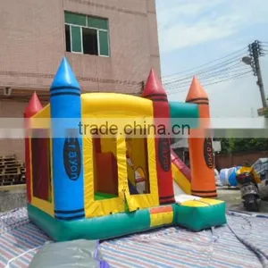 2015 Hot Commercial Crayon Inflatable Bouncer thumbnail-1