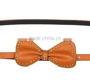 2014 Korean Fashion Ladies PU Rivet Bowknot Belt SWF-W15062925 thumbnail-3
