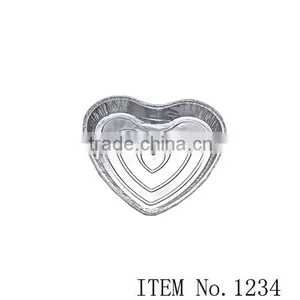 Heart Shape Food Grade BBQ Container thumbnail-1