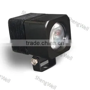 2"10W 9--32V CREE LEDs 900Lumen IP67 10W Square LED Driving Light thumbnail-1