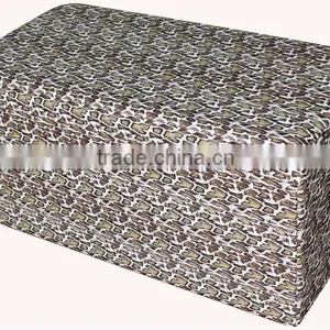 Very Useful!Pattern PVC Leather Foldable Storage Bench thumbnail-1