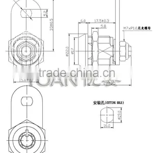 Coin Operated Door Lock and Hook Cam Lock thumbnail-3