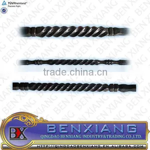 Forged Iron Steel Bar Wrought Iron Main Gate Design Fence Railing Part thumbnail-1