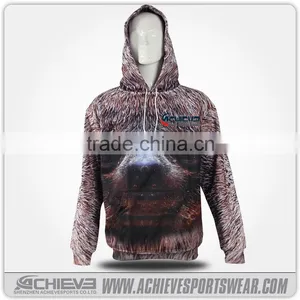 2015 Latest Design Winter Fleece Printed Pullover Outdoor Running Man Jacket thumbnail-2