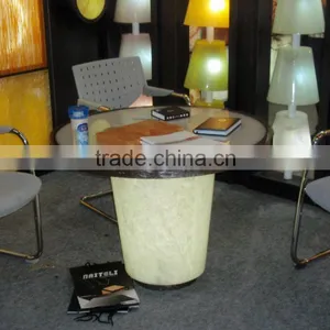 Artificial Stone Panel Popur for Office Reception Table Top and Chairs Design thumbnail-1