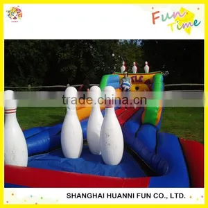 Inflatable Bowling Set With Inflatable Zorb Ball for Kid and Adult Sport Entertainment thumbnail-1