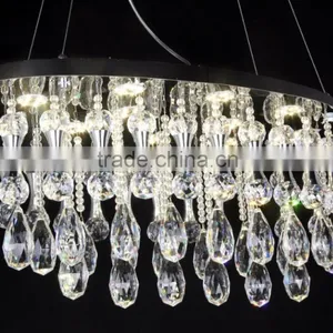 WD-6813PA/PLA Modern Design Lustre Crystal Pendant Chandeliers thumbnail-2