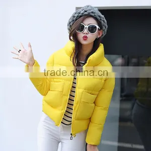 Latest Designs Model Short Fake Down Winter Coat Woman 2016, Saled Online Bulk Wholesale Fake Replica Designer Clothing thumbnail-1