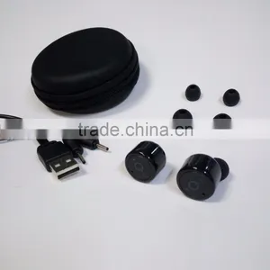 Waterproof Invisible Bluetooth Earbuds Noise Cancelling V4.1 Sports Mini Stereo Bluetooth True Wireless Earbuds thumbnail-5