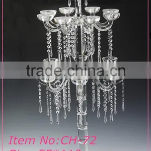 Luxury Table Decoration Cheap Whoelsae Special Wedding Party Antique Wedding Decoration Event Crystal Candle Stand thumbnail-1