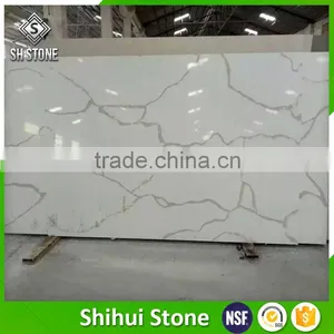Good Quality Custom Style Calacatta Quartz Big Slabs thumbnail-1