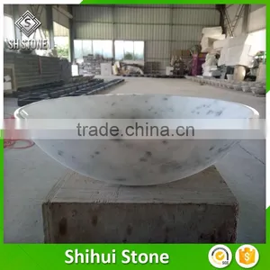 Custom Design Natural Stone Round Marble Basin thumbnail-1