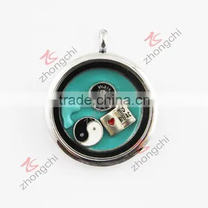 30MM Cheap Magnetic Open Memory Locket thumbnail-1