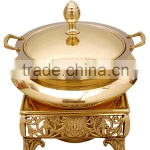 Economy Buffet Chaffing Dish for Sale/indian Brass Chaffing Dish/buffet Restaurant Serving Dish thumbnail-2
