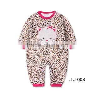 New Design Long Sleeve Baby Girls Baby Romper for Winter thumbnail-6