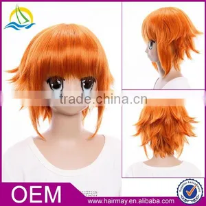 Fashion Quality Cosplay Wig Black Butler Orange Short Wig thumbnail-1