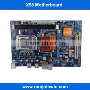 Supports DDR3 1600/1333/1066 Memory X58+ICH10 Chipset Lga1366 Motherboard thumbnail-2