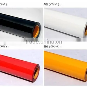 Yesion 2015 Hot Sales ! Wholesale Flock PU Heat Transfer Vinyl For Clothing / Vinyl Heat Transfer Film For Garment thumbnail-2