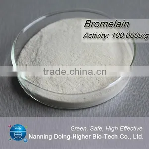 Chinese Factory Supply Enzyme Preparation Bromelain 100,000u/g for Sale thumbnail-2