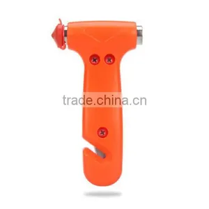 Emergency Hammer 2 in 1 Car Auto Glass Breaker + Seat Belt Cutting Tool Life-saving Safe Escape Kit thumbnail-1