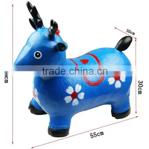 Kids Best Friend PVC Eco Friendly Printed Pattern Bouncing Animal Toy With Music thumbnail-4
