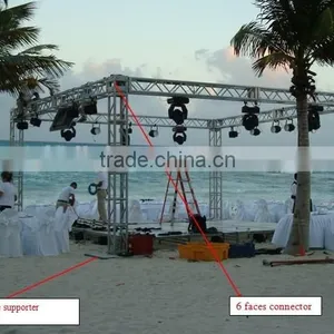 300*300mm Aluminum Truss System, Aluminum Spigot Truss,truss for Outdoor Show thumbnail-1