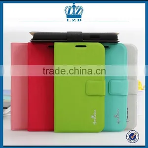 2014 LZB Oracle Bone Grain Series Hot Sale 5.5 Flip Cover Leather Phone Case for Iphone 6 Plus thumbnail-1