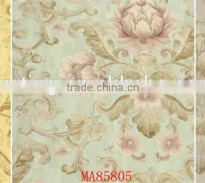 Best Selling Interior Decoration Korean Wallpaper With Big Flower thumbnail-4