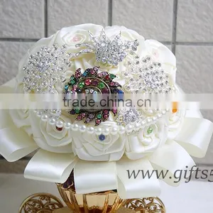 Handmade Brooch Wedding Bouquet thumbnail-2