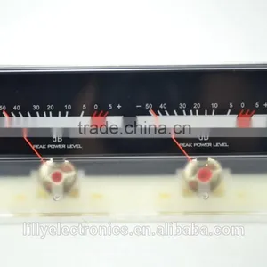 VU Meter DB Level Header Amplifier Chassis Audio Preamp Backlight P-59WTC thumbnail-2