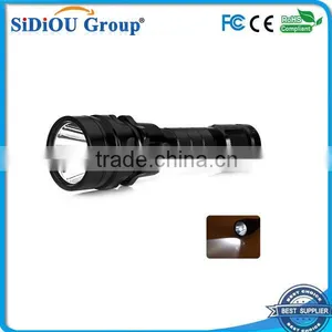Small High Lumens Waterproof Diving Led Flashlight thumbnail-1