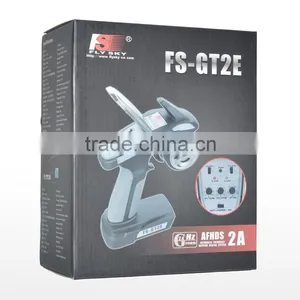 Flysky FS-GT2E 2.4G 2CH Radio Model Controller Transmitter With A3 Receiver for Boat Car thumbnail-6