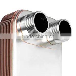 Copper Brazed R410a Plate Heat Exchanger Used as Condenser thumbnail-1