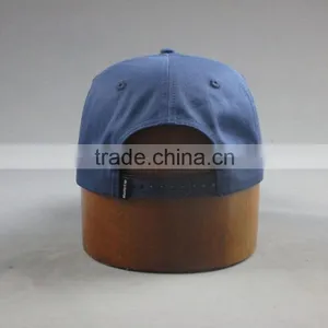Custom High Quality 5- Panel Cotton Twill Snapback Hat With Woven Badge thumbnail-4