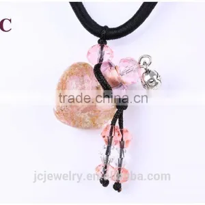 Lampwork Murano Glass Bottle Vial Necklace Pendants Wholesale Jewelry thumbnail-2