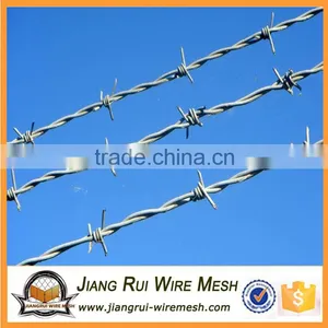 Hot Dipped Galvanized and PVC Coated Barbed Wire thumbnail-5