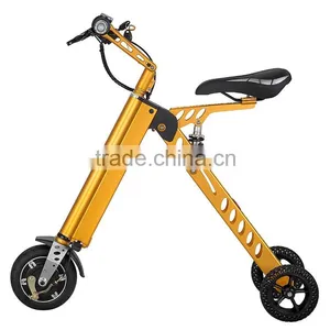 36V Portable Type Electrical Bicycle 3 Wheel Fasion Folding Bicycle thumbnail-2
