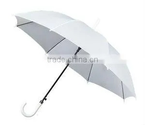 White Wedding Umbrella, Walking Stick Umbrella thumbnail-1