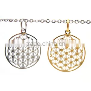 Small Charm 20mm Flower of Life Pendant Jewelry for Earrings thumbnail-1