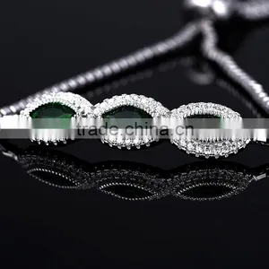 Jewerly Silver 925 Gemstone Charm Bracelets thumbnail-3