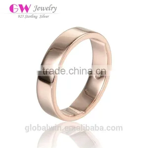 Authentic 925 Silver Simple Fashion Design Latest Gold Plated Finger Gay Men Ring thumbnail-1